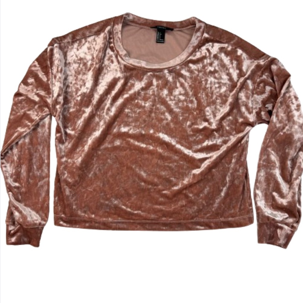 Crushed Velvet Crop Top